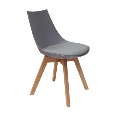 China Removable Plastic Cover Silla Teran PP Tulip Dining Chair Plastic Dining Chairs New Modern Design for sale