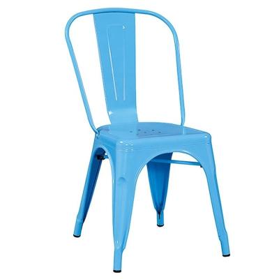 China Industrial Vintage Style Metal Iron Coffee Dining Chair for sale