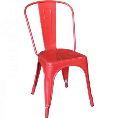 China Vintage Bistro Style Metal Chair Modern Style Cafe Bar Restaurant Metal Chair for sale