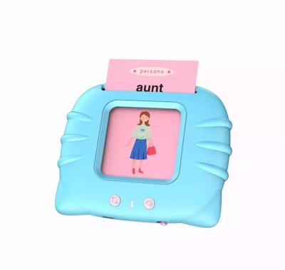 China Educational Toddler Toy Early Education Machine Learning Toddler Toys Speaking Audible English Flash Cards for sale