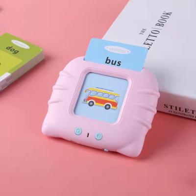 China Educational Early Educational Machine Learning Toys Audible English Flash Cards Talking English Study for sale