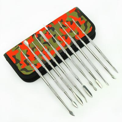 China Beautiful And Durable Wholesale Stainless Steel 10 Pcs Manicure Carving Tool Kit Custom Dental Cleaning Tools for sale