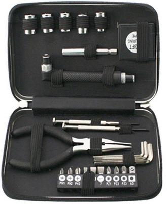 China Carbon Steel& C-rv 24 piece daily tool kit, ideal for manual repairs, gift tool kit for sale