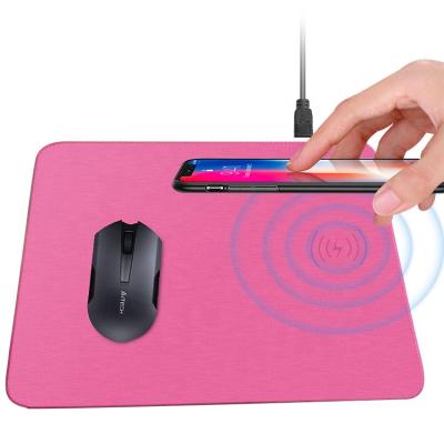 China Universal Tablet Office Desk Used USB Mouse Pad Wireless Charger For Phone for sale