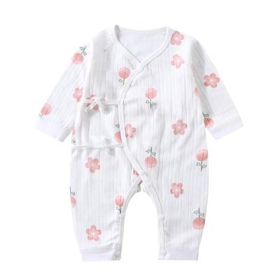 China Autumn New Butterfly Comfortable Baby Romper 0-3-6 Months Breathble Cotton Pure Baby Romper One-Piece Clothes for sale