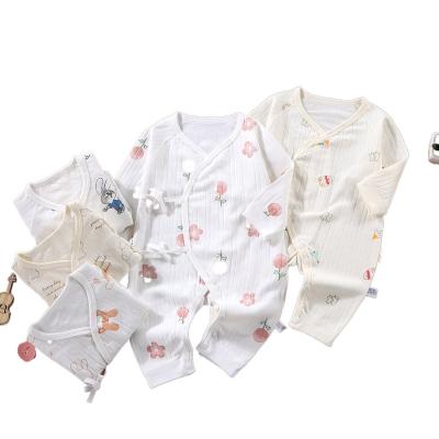 China New Breathble Comfortable Spring Butterfly Romper Baby One-Piece Clothes 0-3-6 Months Pure Cotton Baby Romper for sale