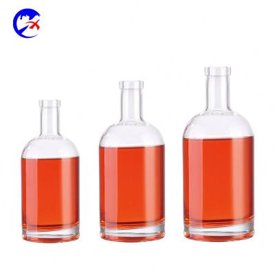 China NCT-287 Football Shaped Beverage Bottle 250ml Clear Liquor Bottle Gin Spirit Bottle for sale