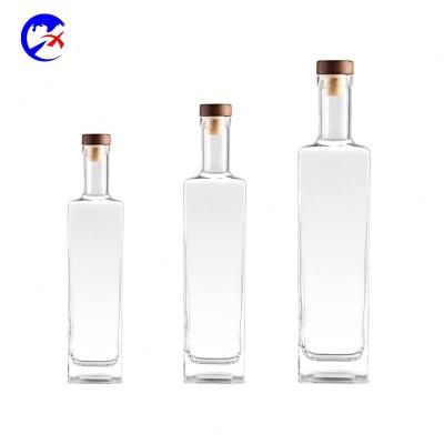 China Beverage Glass Bottle 700ml Custom Color Wine Glass Bottle Whiskey Vodka Liquor Spirit Electroplating Bottle for sale