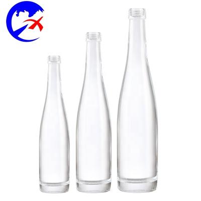 China 500ml Glass Beverage Wholesale Fashion Bulk Empty Hot Stamping Beverage Bottle for sale