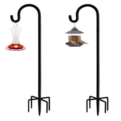 China Graden Solar Hot Selling Adjustable Shepherds Hook For Solar Hanging Black Shepherd Hooks Lanterns for sale