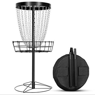 China Hot Sale Inflatable Practice Toy Hot Steel Disc Golf Basket For Outdoor / PDGA Approved Portable Disc Golf Basket for sale