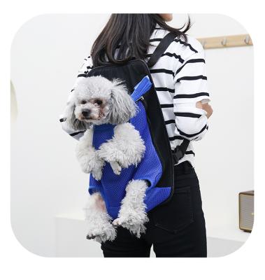 China 2022 Sustainable Factory Outdoor Eco-Friendly Pet Supplies Breathable Travel Bag Pet Shoulder Bag Carrier Backpack Outbound Dog Walking Bags for sale