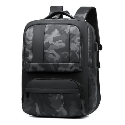 China Business Travel Waterproof Nylon Laptop Bag For Men Usb Backpacks Business Backpack for sale