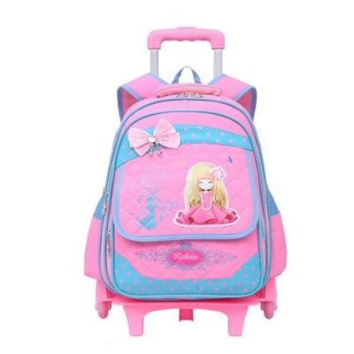 China Waterproof Cute Trolley School Bag Kids School Bag Bag for sale