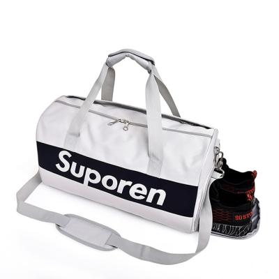 China Normcore / High Capacity Outdoor Sport Pack Minimalist Custom Gym Duffel Bag With Shoe Compartment for sale