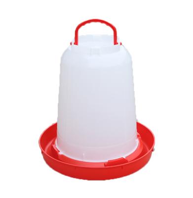 China 16L Farms Animal Drinkers Red and White Other Nipple Drinker Feeder Chicken Animal Production Equipment for sale