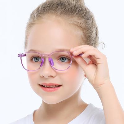 China Fashionable Novelty Designed Colored Kids Optical Frames TR90 Kids Computer Glasses for sale