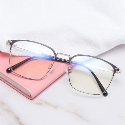 China For Wholesale Classic Metal Eyeglass Frames Titanium Rimless Reading Glass Factory Optical Frames For Men for sale