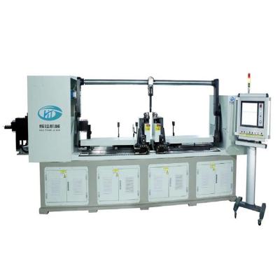 China Machinery Repair Shops Huiting OEM/ODM 3 Pairs *2 380V/50HZ/3P Supplied 14 Axis CNC Wire Bending And Wire Bender CNC Guides Double Head Machine for sale