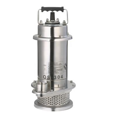 China QDX Economical Garden Stainless Steel Float Switch Submersible High Pressure Electric Water Pumps for sale