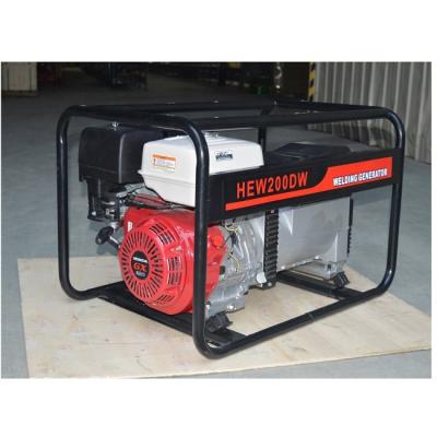 China Outdoor Machinery Repair Shops 5.5KW 50A~220A Low THD Gasoline Brand Engine Generator DC Welder for sale