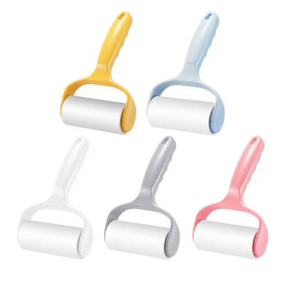 China Wholesale Pet Fur Grooming Tool Removal Stored Cleaning Clothes Cleaning Roller Sofa Bed Pet Hair Fiber Sticky Roller for sale