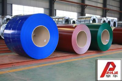 China PPGI Steel Strips , pre painted coil Zinc coating for residential precast unit for sale