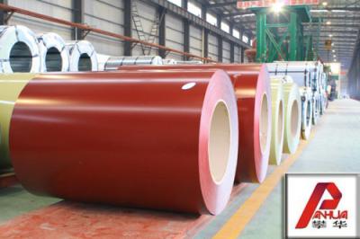 China CGCC , EN10169 Prepainted Galvanized Steel Coil / color coated steel coil for wall panel for sale