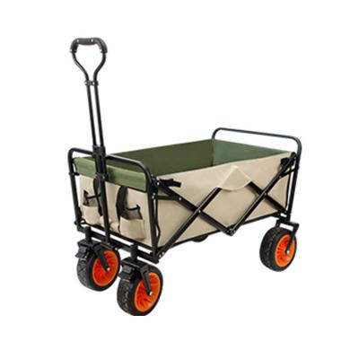 China Top Foldable Camping Trolley Cart Camping Tools Vending Cart Outdoor Folding Camping Trolley for sale