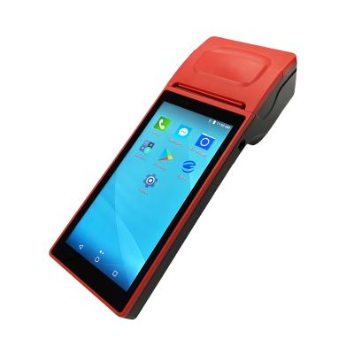 China Restaurant Online Food Android POS Handheld Ordering Terminal With 1GB+8GB Printer for sale