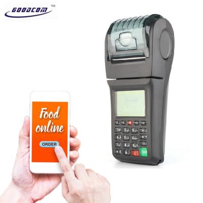 China Black and White Portable Handheld Thermal WIFI Receipt Restaurant Food Order Delivery Printer with 3G GPRS SMS Sim Card for sale