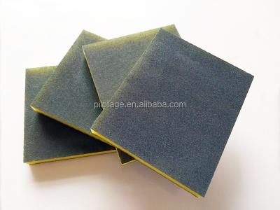 China Polishing hot sale fine grit double side flexible sponge sandpaper sanding block for wood metal paint for sale