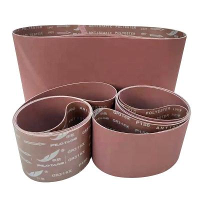 China Hard grinding Alumina abrasive belt for sale