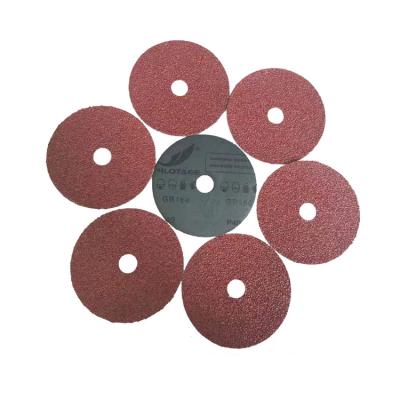 China Surface Polishing 4 Inch 16mm Thickness  Abrasive Fiber Disc Sanding Disc for sale