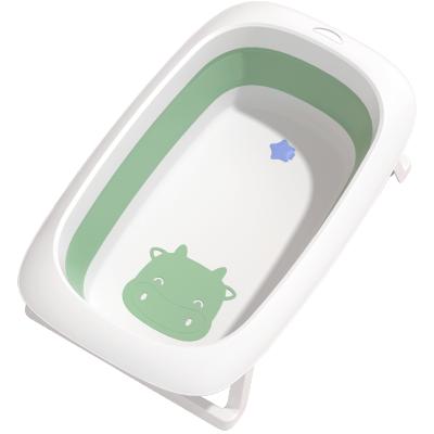 China Baby Bath Cleaning New Baby Bathtub Folding Convenient Child Bathtub Portable Baby Bathtub for sale