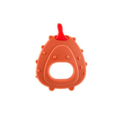 China Soft Baby Toy Funny Fruit Shape Safety Soft Silicone Teether for sale