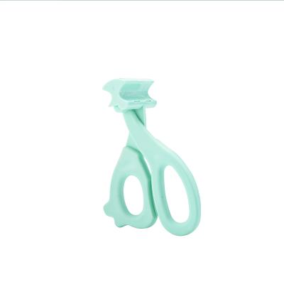 China Plastic Baby Food Crusher Baby Food Grinder Food Cutter Kids Food Scissors for sale