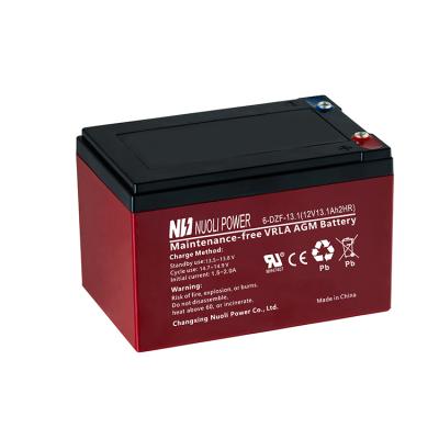 China 13.7V~13.9V (25â„ƒ) 12 Volt Battery Electric Scooter 6-DZF-13.1 Lead Acid Battery for sale