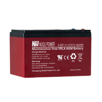 China 13.7V~13.9V (25'') lead acid battery suitable for children's toy electric scooter 6-DZF-13.1 lead acid battery 12 volt battery for sale