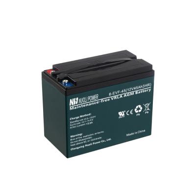 China Toys Hot Sale Corrosion Resistant 6-EVF-45 High Performance Lead Acid Battery for sale