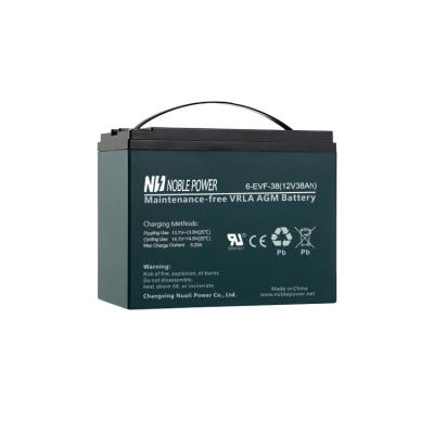 China Classic Toys Design Anti-Corrosion 6-EVF-38 Lead Acid Battery for sale