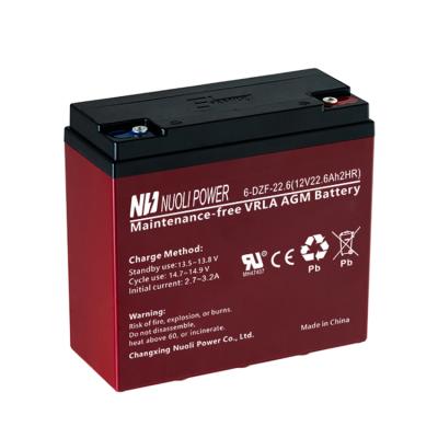 China 6-DZF-22.6 high performance anti-corrosion lead acid battery toy sale for sale