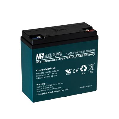 China Toys New Design High Temperature High Performance 6-DZF-21.6 Strong Lead Acid Battery for sale