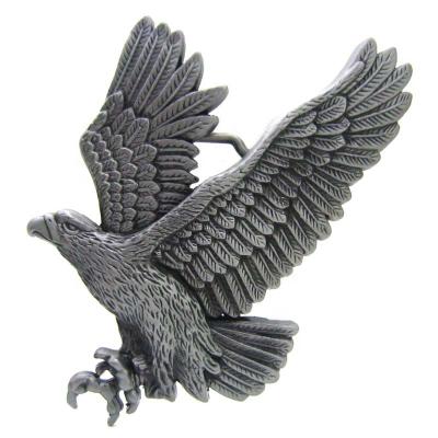 China Wholesale Western Buckle New Style Eagle Spreads 3D Wings Belt Buckle Vintage Western Buckle, Europe and America 3D Western Buckle for sale