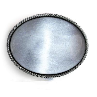 China Wholesale Customizable Oval Western Belt Buckle Retro Western Buckle Belt Buckle for sale