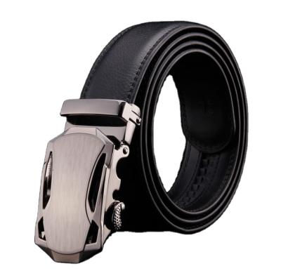 China Fushidp Factory Wholesale Quality Leather Waist Belt Mens Leather Belts Cheap Automatic Buckle Belt for sale