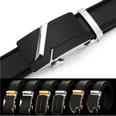 China Fushidp Designer Belts Mens Leather Belt Manufacturer Customization Automatic Leather Belt Buckle for sale