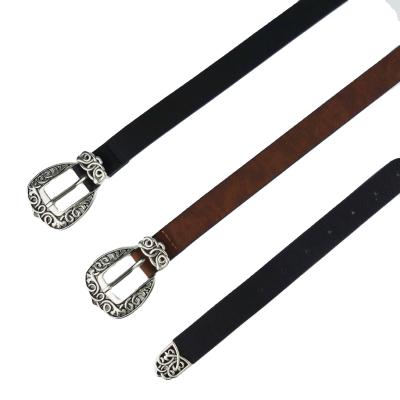 China Customizable garment jeans pants wholesale new style PU belt designer belts for women western belt for sale