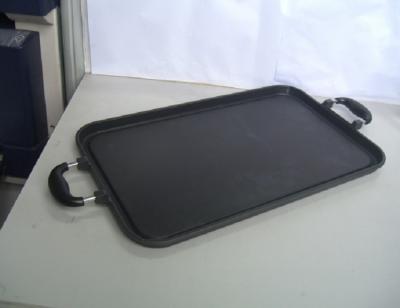 China Eco - Friendly Non - Stick Cast Aluminum Griddle / Grill Pan With Induction Bottom for sale