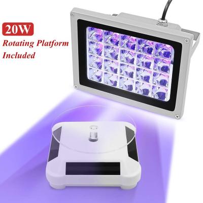 China Portable UV Ink Led Light UV-Curable Resin Lamp 3D Printing Dryer Portable UV Ink Led Light Popular Resin Artwork Japan Curing LED Lights 405nm 365nm for sale